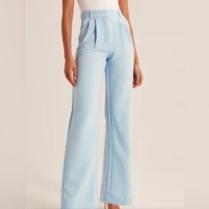 NWT Abercrombie Sloane trouser pants - blue